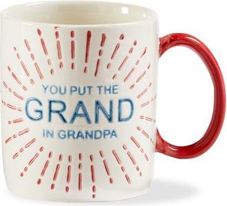Tag You Put The Grand In Grandpa Mug Multi Stoneware Summer in White at Nordstrom