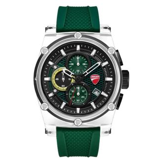 Ducati Chronograph Quartz Green Dial Mens Watch DTWGO0001603