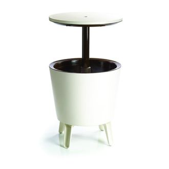 Keter Cool Bar Mueble De Jard&iacute;n Crema Y Marr&oacute;n