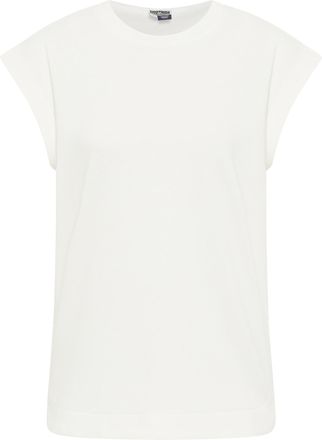 Dreimaster Dreimaster Mouwloos sweatshirt Dames wolwit