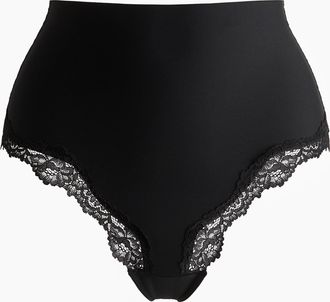 H&M 2er-Pack Brazil Slips aus Mikrofaser - Schwarz