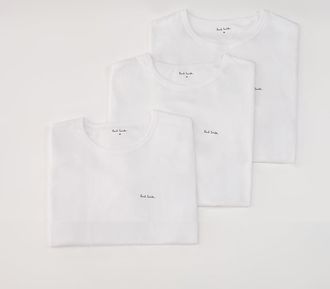Paul Smith Confezione da 3 T-shirt vestibilit&agrave; classica bianco
