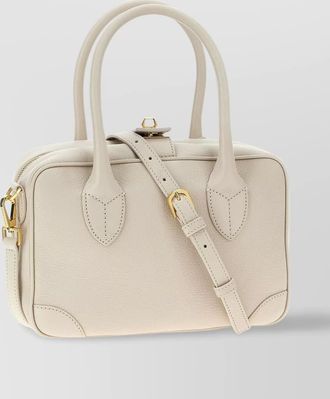 Golden Goose vita handbag with detachable strap and structured shape
