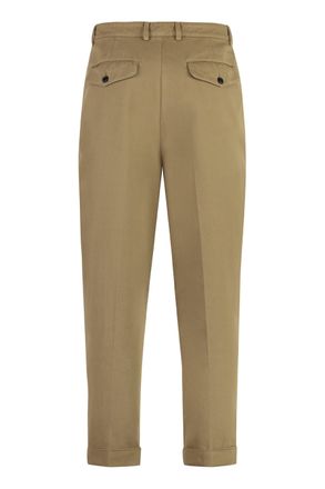 Dondup Mens Chino Trousers Adam Tobacco Cotton Chinos