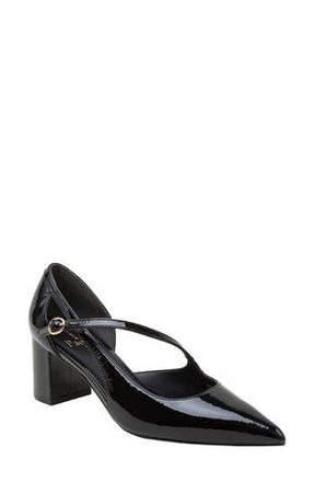 Linea Paolo Biondy Pointed Toe Half dOrsay Pump in Black at Nordstrom Rack, Size 8.5