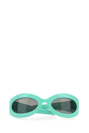 Gucci Womens Turquoise Acetate Sunglasses 4912 Exterior: Occhiali Da Sole