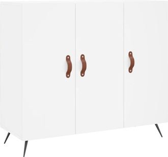 vidaXL Sideboard White 90x34x80 cm Engineered Wood Vidaxl