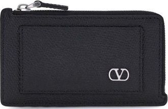 Valentino Garavani Black Calf Leather Bos Taurus Mens Wallet