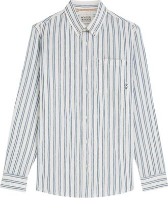 Scotch & Soda Hemd - Heren - Casual Overhemden - Veelkleurig - S - Overhemden