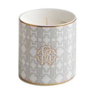 Roberto Cavalli Home Scented Candle in Monogram White at Nordstrom