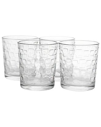 Gibson Home Dnu Gibson Home Great Foundations 4Pc Double Old-Fashioned Glass Set
