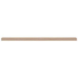 Berkfield Home Durable Floating Shelves 4 pcs 110x23.5x4 cm Engineered Wood in Light Oak