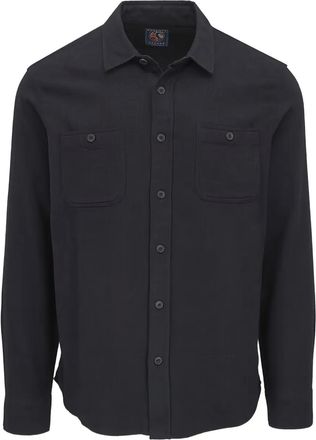 Faherty T-shirt con taschino - Grigio