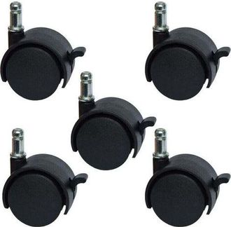 OEM Ruedas De Repuesto Ulisem Para Silla O Taburete De Oficina, 5,1 Cm - Con Freno (paquete De 5)