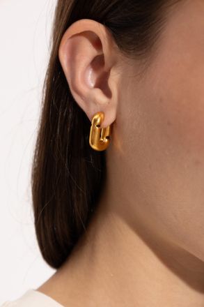 Marc Jacobs Brass Earrings, Womens, Gold