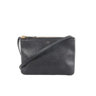 Celine Pre-owned Cross Body Bags, female, Black, Size: ONE SIZE Pre-owned Trio Small Crossbody Bag