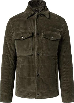 Windsor Giacca trapuntata in velluto a coste - - Jackets - Uomo - Verde - XL
