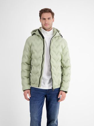 Lerros Steppjacke LERROS LERROS Herren Funktions-Steppjacke, Herren, Gr. 3XL, gr&uuml;n (bleached olive), 100% Polyester, Jacken Steppjacke, Wasser- und windabwei