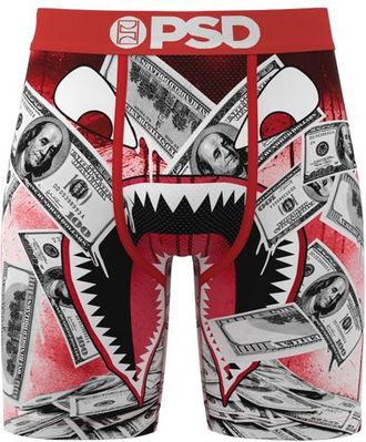 PSD Mens Graphic Briefs - Red/Black/White Size XL