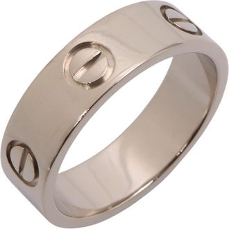 Cartier White Gold White Gold (18K) Band Ring (Pre-Owned)