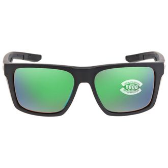 Costa LIDO Green Mirror Polarized Glass Mens Sunglasses 6S9104 910402 57