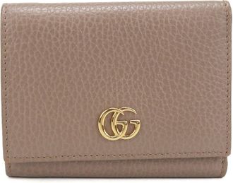 Gucci Brown Leather Wallet (Tri-Fold) (Pre-Owned)