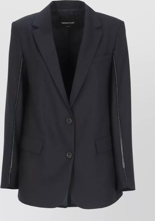 Fabiana Filippi single breasted wool blazer notch lapel