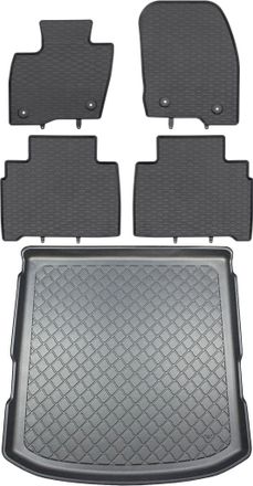 OEM Juego De Alfombrillas De Goma Para Coche Y Alfombrilla Para Maletero Para Ford Galaxy Iii Van Desde Septiembre De 2015