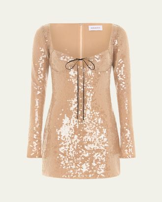 16Arlington Franca Sequined Mini Dress