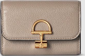 Gucci Softbit Card Case, Beige, Leather