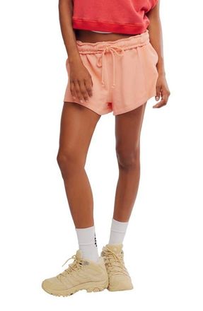 Free People FP Movement High Press High Rise Cotton Shorts in Fruit Punch at Nordstrom, Size X-Small