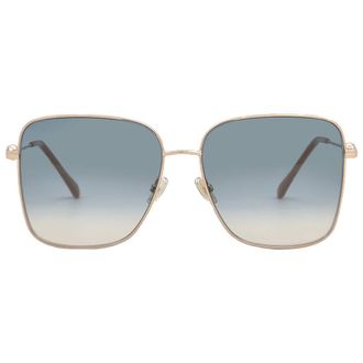 Jimmy Choo London Blue Gradient Square Ladies Sunglasses HESTER/S 0BKU/I4 59