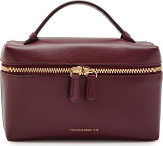 Victoria Beckham Vanity Leather Cross-body bag - Burgundy - One Size