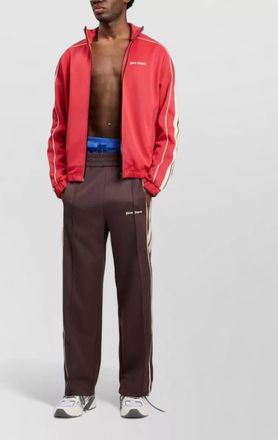 Palm Angels logo knee length swim shorts back pocket