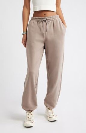 BP. Baggy Fleece Joggers in Grey Fungi at Nordstrom Rack, Size X-Small