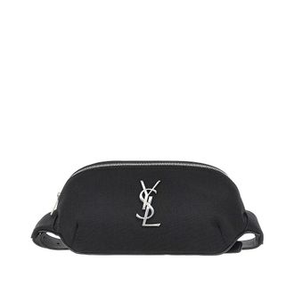 Saint Laurent Cassandre canvas belt bag Man One Size