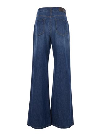 Brunello Cucinelli Womens Jeans Five-Pocket Blue Denim Cotton