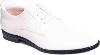 Marc Joseph New York State Street Plain Toe Casual Oxford in White Patent at Nordstrom Rack, Size 10.5