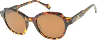 Ines De La Fressange Julianne Solaires Acetat - Dames - Zonnebrillen - Bruin - ONE Size - Accessoires