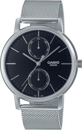 Casio Casio Collectie Heren Zilveren Horloge MTP-B310M-1AVEF