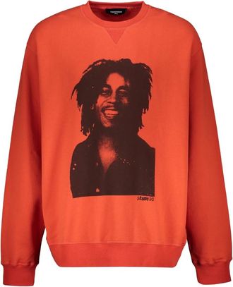 Dsquared2 Bob Marley Cool Fit oranje sweatshirt