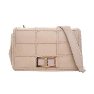 Chanel Pre-owned Leather chanel-bags - Dames - Vintage Schoudertas - Bruin - ONE Size - Vintage