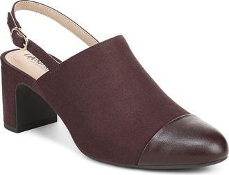 Life Stride Tessa Slingback Pump in Choco Plum at Nordstrom, Size 7.5
