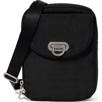 Baggallini Coastal Flip Lock Venture Crossbody in Black at Nordstrom