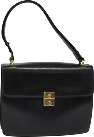 Celine Black Leather Shoulder Bag (Pre-Owned)