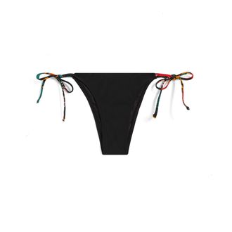 Freddy Slip bikini con chiusura a laccetti e dettagli tropical