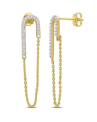 Rina Limor 14K 0.20 Ct. Tw. Diamond Dangle Earrings