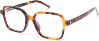 Saint Laurent Optisch montuur - Dames - Brillen - Bruin - 54 CM - Accessoires