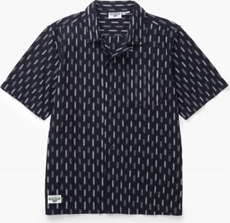 Service Works Mens Ikat Shirt In Navy