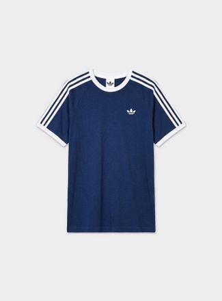 adidas Mens 3-stripe ringer T-shirt